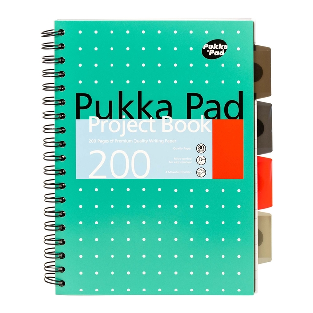 PROJECTBOEK PUKKA METALLIC B5 LIJN