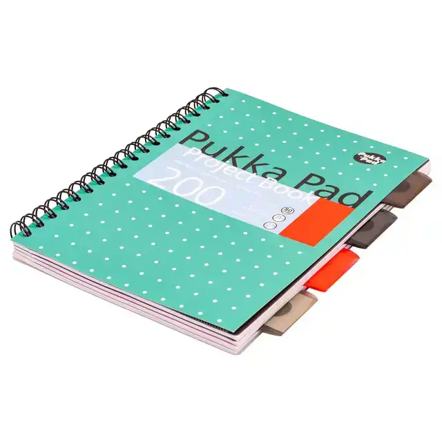 PROJECTBOEK PUKKA METALLIC B5 LIJN