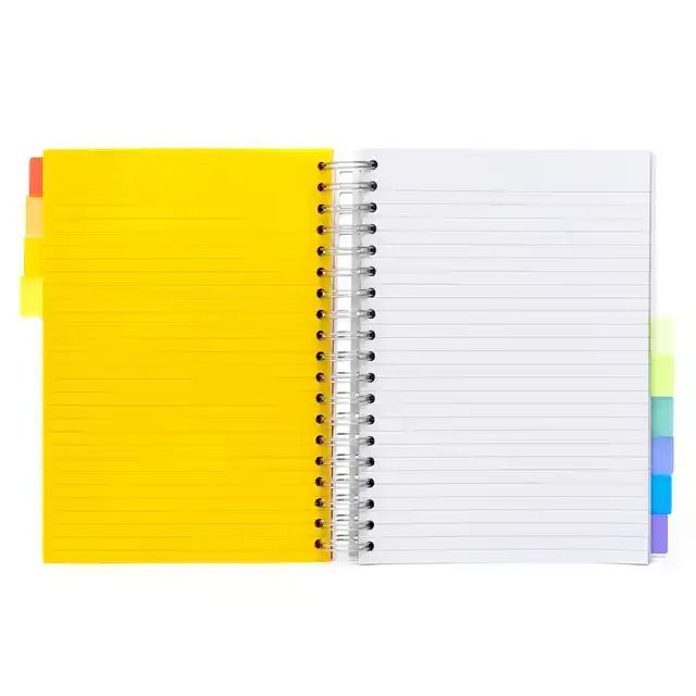 PROJECTBOEK PUKKA WHITE B5 LIJN 10-TABS
