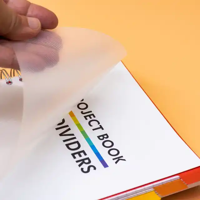 PROJECTBOEK PUKKA WHITE B5 LIJN 10-TABS