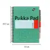 PROJECTBOEK PUKKA METALLIC A4 LIJN