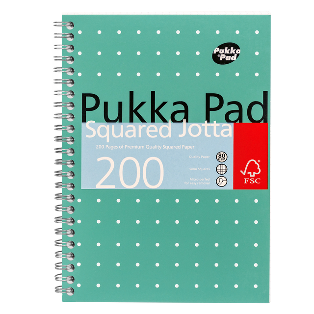 NOTITIEBOEK PUKKA JOTTA A5 RT 5X5