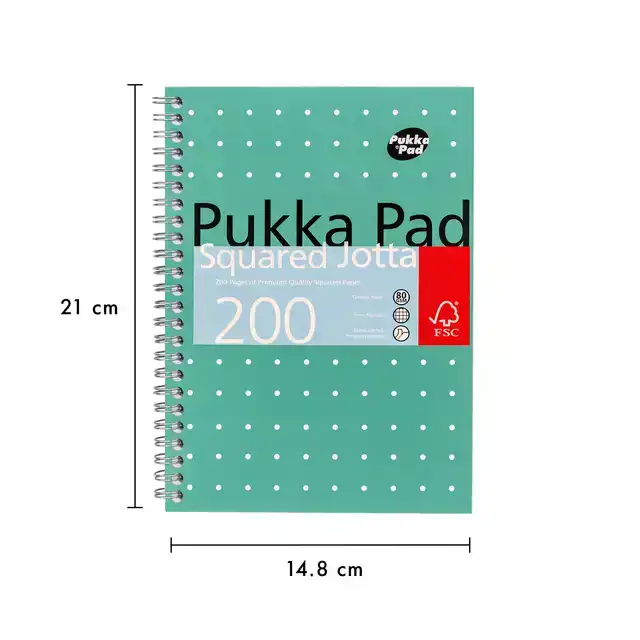 NOTITIEBOEK PUKKA JOTTA A5 RT 5X5