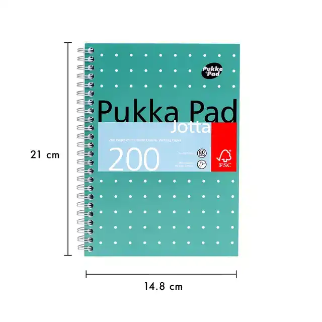 NOTITIEBOEK PUKKA JOTTA A5 LIJN 200PAG