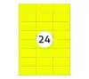 ETIKET RILLPRINT 70X37MM FLUORGEEL 2400