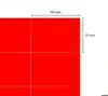 ETIKET RILLPRINT 105X74MM FLUORROOD 800