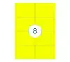 ETIKET RILLPRINT 105X74MM FLUORGEEL 800
