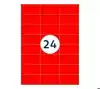 ETIKET RILLPRINT 70X37MM FLUORROOD 2400