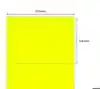 ETIKET RILLPRINT 210X148MM FLUORGEEL