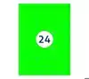 ETIKET RILLPRINT 70X37MM FLUORGROEN