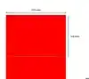 ETIKET RILLPRINT 210X148MM FLUORROOD