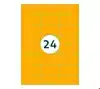 ETIKET RILLPRINT 70X37MM FLUOROR 2400