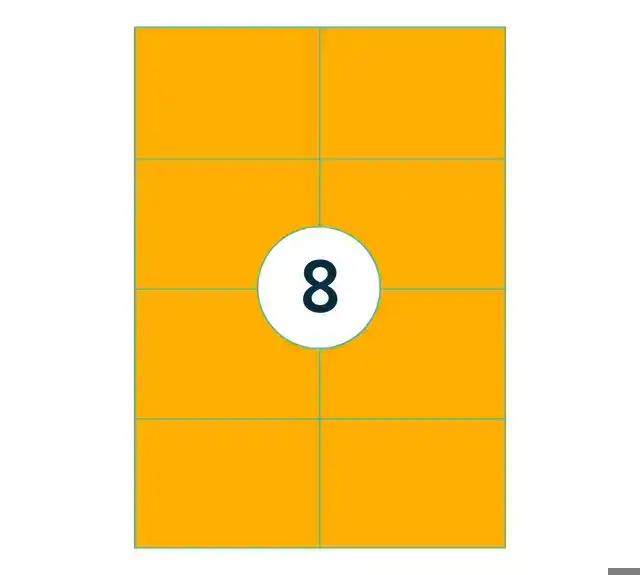 ETIKET RILLPRINT 105X74MM FLUOROR 800
