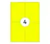 ETIKET RILLPRINT 105X148MM FLUORGEEL