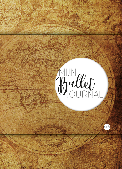 MIJN BULLET JOURNAL WERELDKAART DOTS