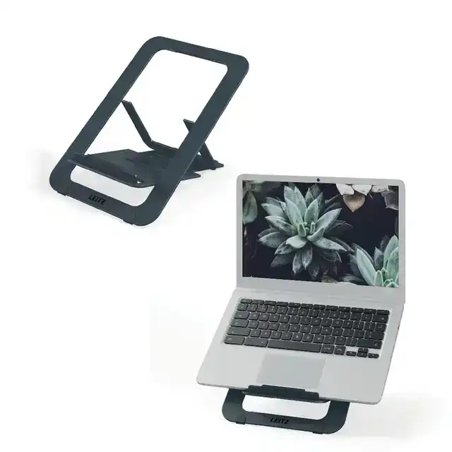 LAPTOPSTANDAARD LEITZ ERGO ALU PLAT
