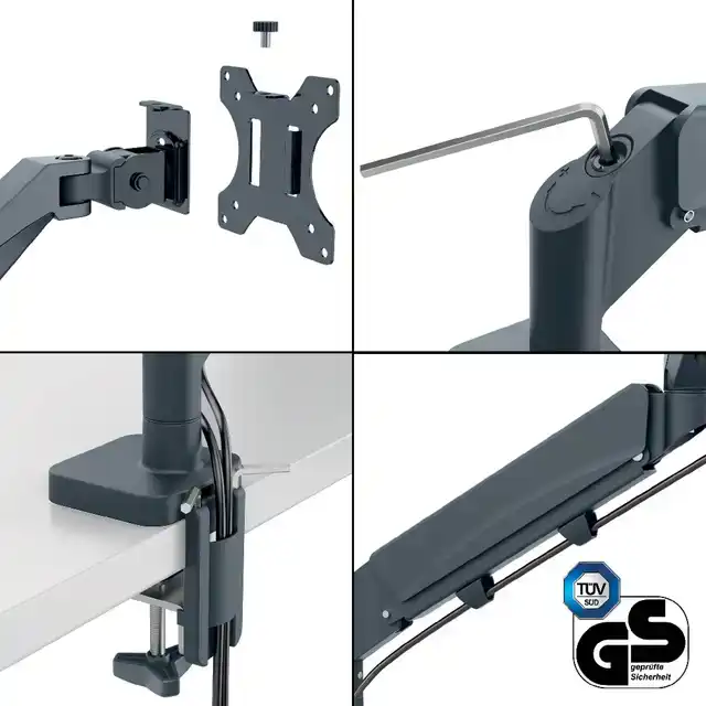MONITORARM LEITZ ERGO RUIMTEBESPAREND