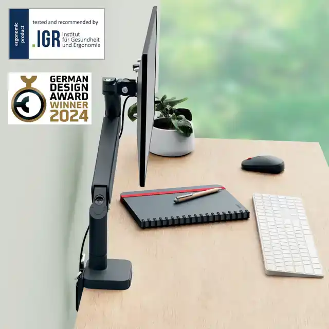 MONITORARM LEITZ ERGO RUIMTEBESPAREND