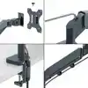 MONITORARM LEITZ ERGO RUIMTEBESPAREND