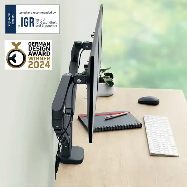 MONITORARM LEITZ ERGO RUIMTEBESPAREND