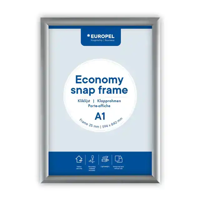 KLIKLIJST EUROPEL ECONOMY A1 ZILVER