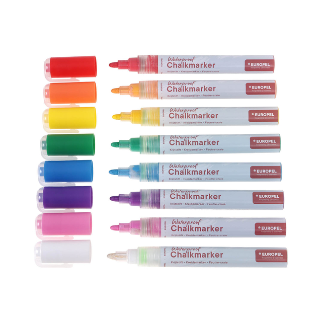 KRIJTSTIFT EUROPEL WATERVAST 3-6MM ASS