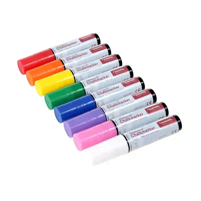 KRIJTSTIFT EUROPEL WATERVAST 15MM ASS 8