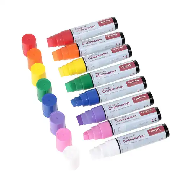 KRIJTSTIFT EUROPEL WATERVAST 15MM ASS 8