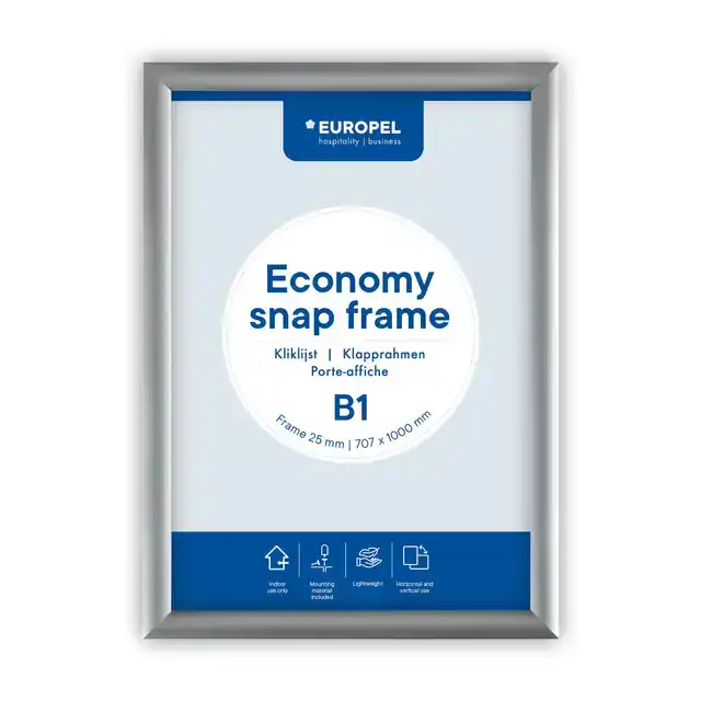 KLIKLIJST EUROPEL ECONOMY B1 ZILVER