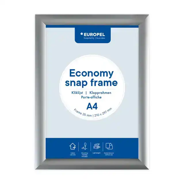 KLIKLIJST EUROPEL ECONOMY A4 ZILVER