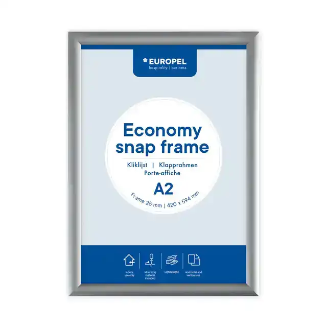 KLIKLIJST EUROPEL ECONOMY A2 ZILVER