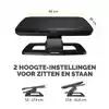 VOETENSTEUN FELLOWES HANA LT ZWART