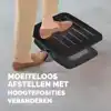 VOETENSTEUN FELLOWES HANA LT ZWART
