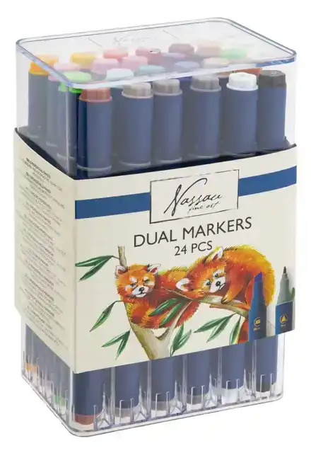 ALCOHOLMARKER NASSAU DUOPUNT 24 STUKS