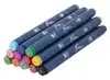ALCOHOLMARKER NASSAU DUOPUNT 12 STUKS