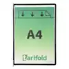 ZICHTPANEEL TARIFOLD A4 VERTICAAL ZWART