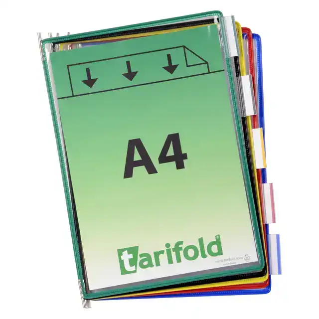ZICHTPANEEL TARIFOLD A4 VERTICAAL