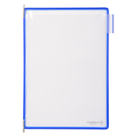 ZICHTPANEEL TARIFOLD A4 VERTICAAL BLAUW