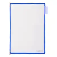 ZICHTPANEEL TARIFOLD A4 VERTICAAL BLAUW