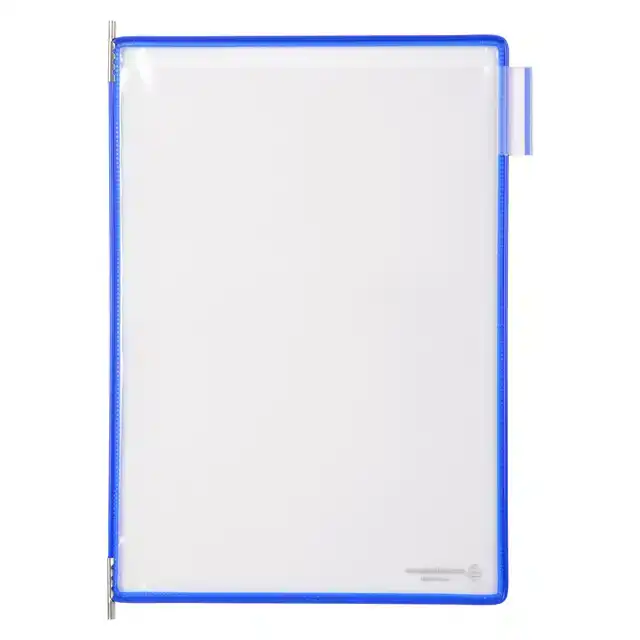 ZICHTPANEEL TARIFOLD A4 VERTICAAL BLAUW