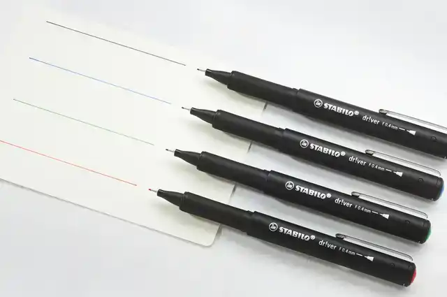 FINELINER STABILO DR!VER FIJN ASSORTI 4