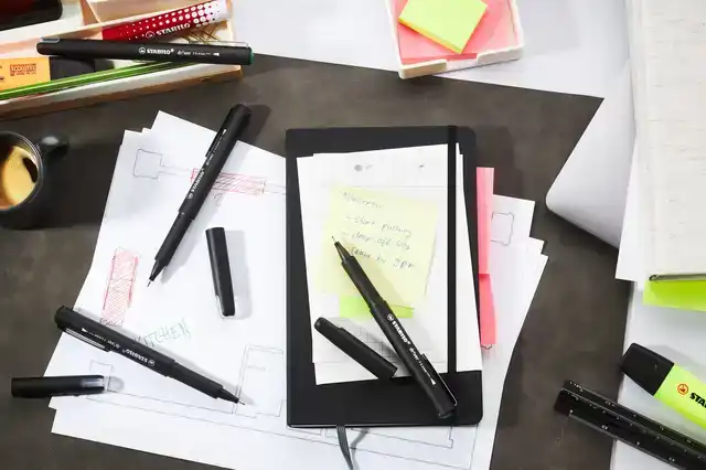 FINELINER STABILO DR!VER FIJN ASSORTI 4