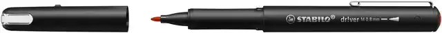 FINELINER STABILO DR!VER MEDIUM ROOD