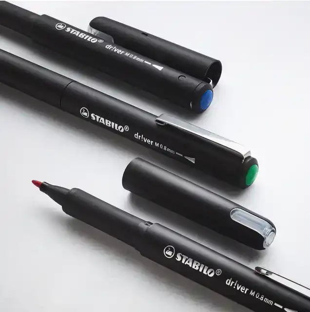 FINELINER STABILO DR!VER MEDIUM ROOD