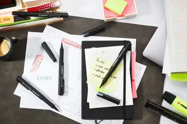 FINELINER STABILO DR!VER MEDIUM ROOD