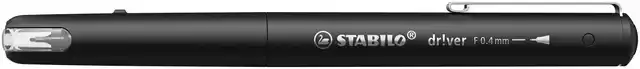 FINELINER STABILO DR!VER FIJN ZWART