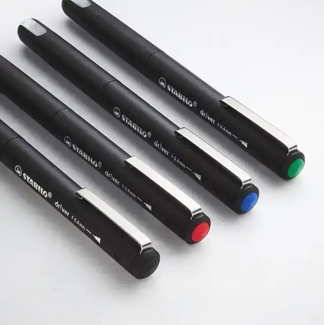 FINELINER STABILO DR!VER FIJN ZWART
