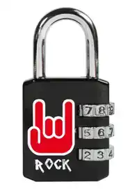 HANGSLOT MASTERLOCK 3 CIJFER 30MM ROCK