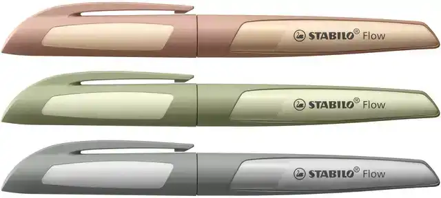 VULPEN STABILO FLOW M GRIJS