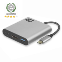 ADAPTER ACT USB-C MULTIPORT VOOR 1 HDMI